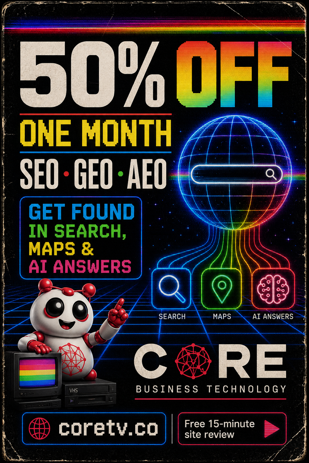 50% SEO - GEO - AEO - One Month - Search Front