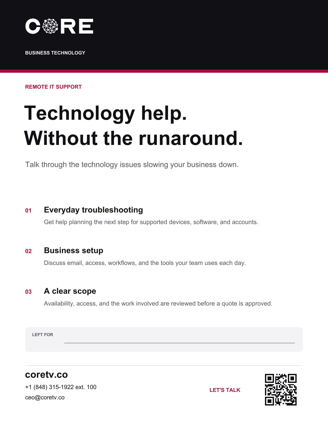 Remote IT Support - Front